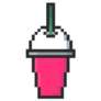 Mug Of Tea Bubble Tea Pixel Art Sticker