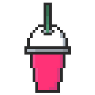 Mug Of Tea Bubble Tea Pixel Art Sticker