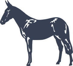 Mule Donkey Sticker