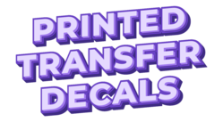 Custom Multi-Color Transfer Stickers
