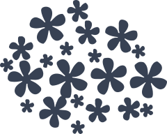 Multiple Plumeria Flowers Sticker