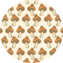 Mushroom Pattern Cute Illustrations Sticker