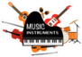 Music Instrument Collection Sticker
