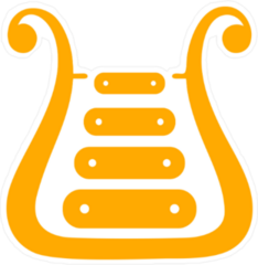 Music Instrument Symbol Sticker
