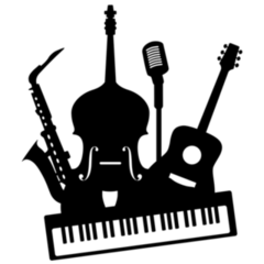 Music Jazz Band Icon Sticker
