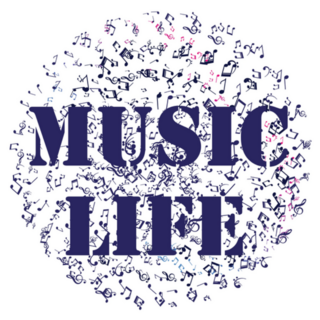 Music Life Music Note Circle Sticker