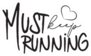 Must Keep Running Hand Drawn Fitness Lettering Sticker