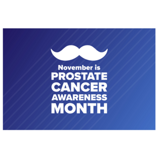 Mustache Prostate Cancer Awareness Sticker