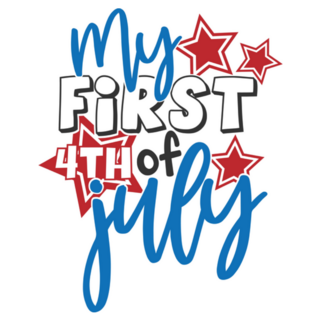 My First 4th Of July Sticker
