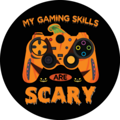 My Gaming Skills Are Scary Halloween Sticker