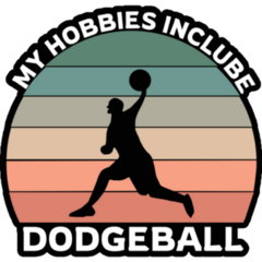 My Hobbies: Dodgeball Sticker