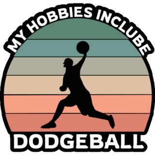 My Hobbies: Dodgeball Sticker