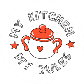 My Kitchen My Rules Cute Illustration Sticker