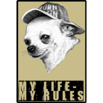 My Life Chihuahua Sticker