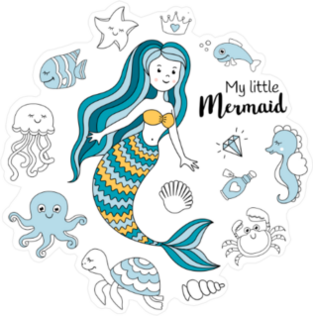 My Little Mermaid Sticker