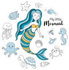 My Little Mermaid Sticker