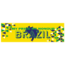 My Pride My Honor Brazil National Flag Sticker