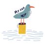 My Sea Seagull Sticker