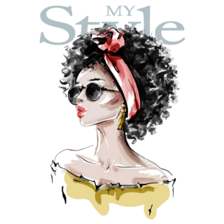 My Style Beautiful Woman Fashion Sticker