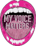 My Voice Matters Sticker