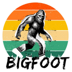 Mysterious And Whimsical Bigfoot Sticker