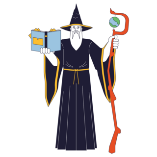 Mysterious Wizard Sticker