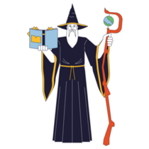 Mysterious Wizard Sticker