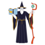Mysterious Wizard Sticker