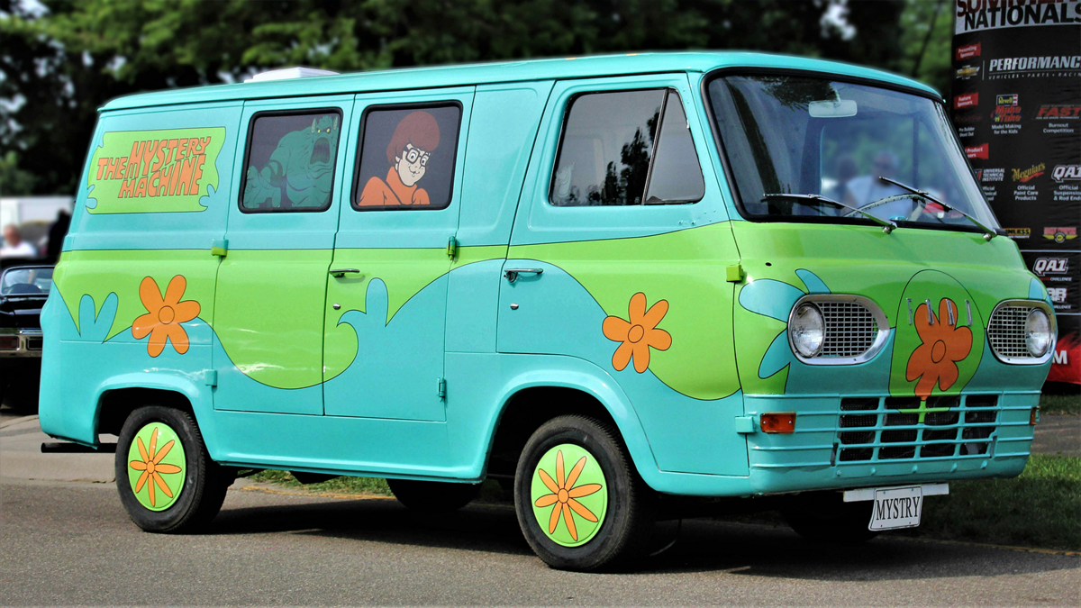 Image of a Modern Day Mystery Machine for Blog about Iconic Cars