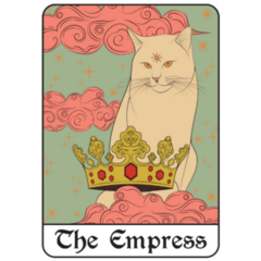 Mystic The Empress Tarot Card Sticker