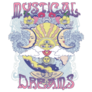 Mystical Dreams Retro Moon Sticker