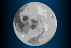 Mystical Full Moon Sticker