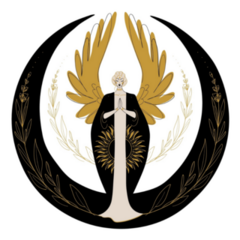 Mystical Moon Woman Angel Sticker