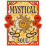 Mystical Soul Floral Sun Sticker 