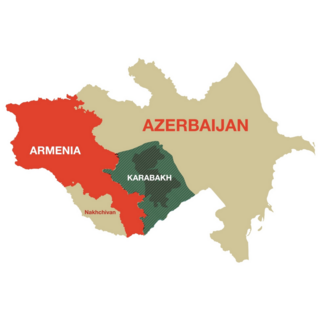 Nagorno-karabakh Map Sticker