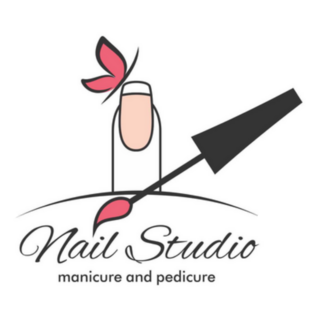 Nail Art Studio Manicure & Pedicure Sticker