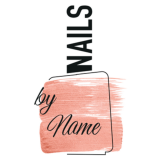 Nail Artist Logo By Name Nails Polish Sticker