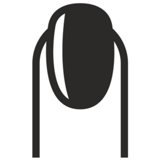 Nail Manicure Icon Sticker