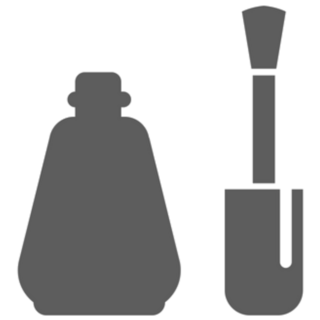 Nail Polish Trendy Icon Sticker