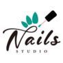 Nail Studio Lettering Logo Sticker