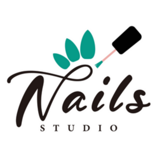 Nail Studio Lettering Logo Sticker