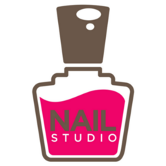 Nails Design Studio Pink Polish Sticker