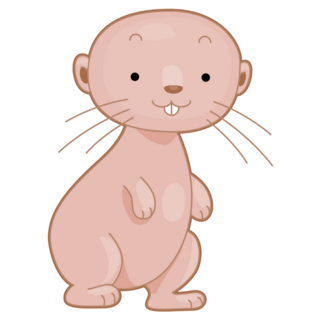 Naked Mole Rat Sticker