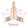 Namaste Yoga Sticker