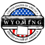 Name Of Wyoming In USA Sticker