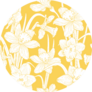 Narcissus Daffodils Seamless Spring Floral Pattern Sticker