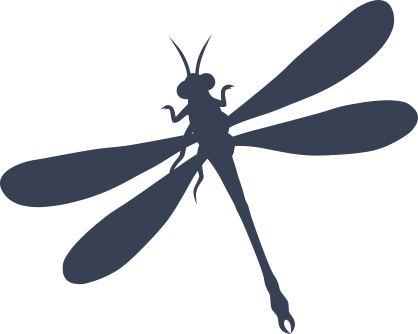 Narrow Dragonfly Sticker
