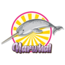 Narwhal Logo Cartoon Sticker