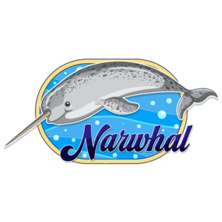 Narwhal Logo Sticker