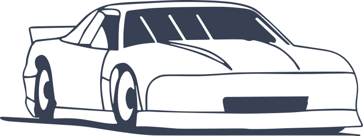 Nascar Race Car Sticker